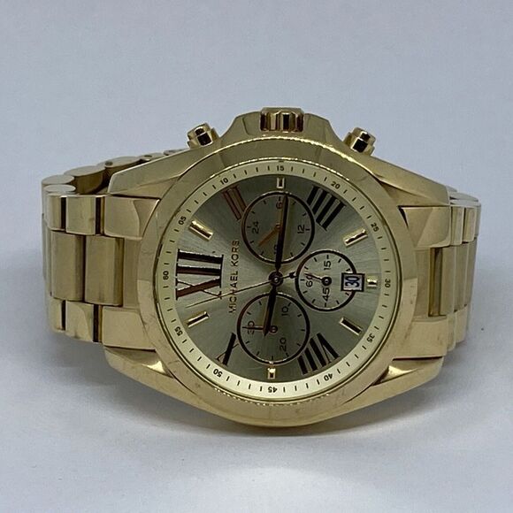 Michael Kors Bradshaw MK5605 Women Stainless Steel Analog Dial Wrist Watch MP824 - Picture 7 of 12